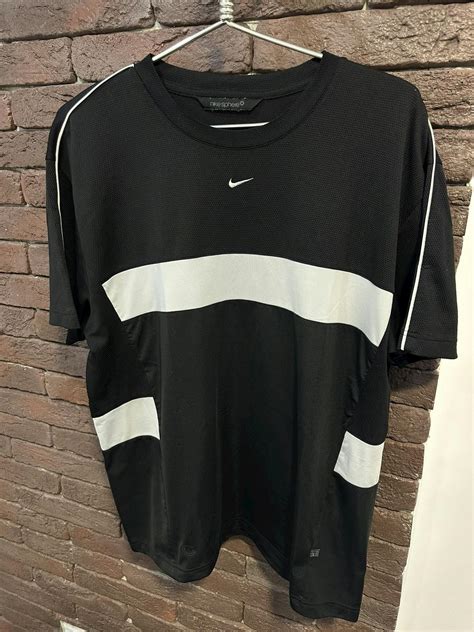 Nike Vintage Nike Sphere Court T Shirt Centre Swoosh Y2k Drill Grailed