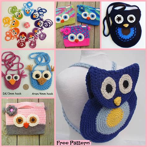 Adorable Crochet Owl Bag Free Patterns DIY 4 EVER