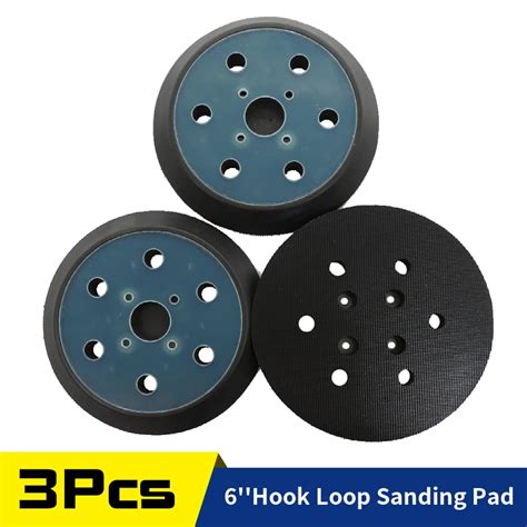 Inch Hole Sanding Pad Dust Free Hook And Loop Replacement Backing