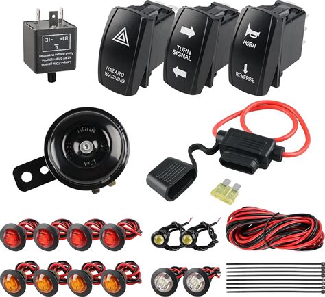 Amazon Skyjdm Universal Turn Signal Kit For Atv Utv Sxs Street