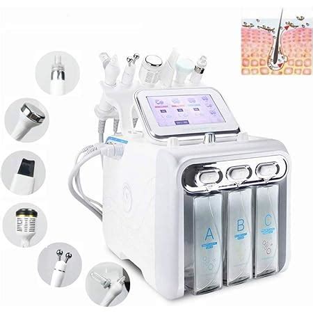 7 In 1 Wasser Sauerstoff Hydrafacial Maschine Mit LED Maske