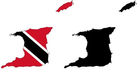 Trinidad Flag Outline Clipart