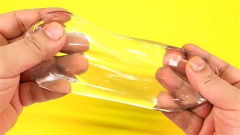 How To Make Clear Slime With Contact Solution