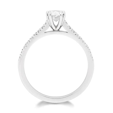 Cushion Cut Diamond Solitaire Ring 0 66ct Pravins