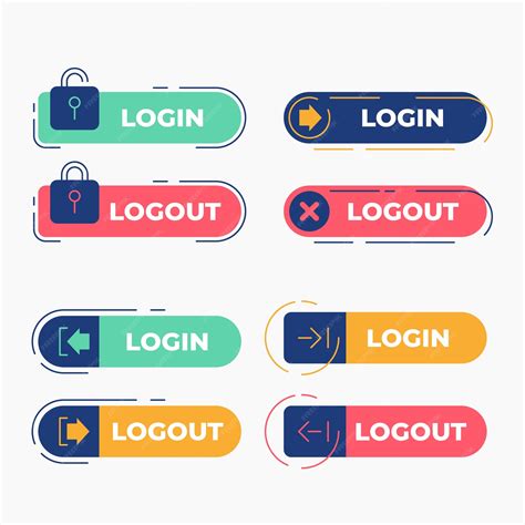 Login Logout Button