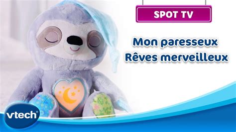 Mon paresseux Rêves merveilleux Peluche animée pour s endormir