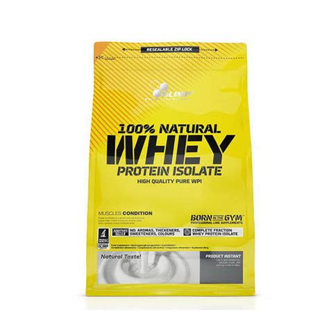 Купить Сывороточный протеин изолят Olimp 100 Natural Whey Protein