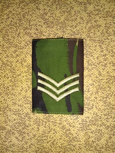 British Army Military Surplus Set Of 4 Rank Slides Epaulettes Etsy