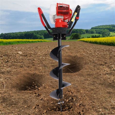 43cc Earth Auger Digging Machine Gas Powered Hole Digger 2 Stroke W8