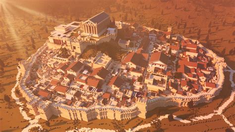 Minecraft Ancient City Schematic Minecraft Roman City By Jay