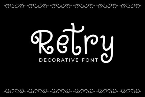 Retry Font By Mightyfire · Creative Fabrica