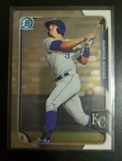 Bowman Chrome Prospect Hunter Dozier Rc Ebay