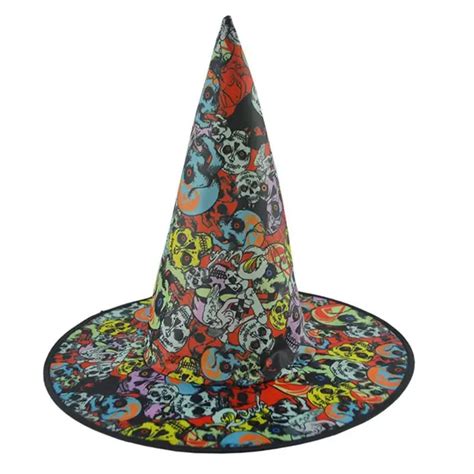 Buy New Women Halloween Party Caps Skeleton Print