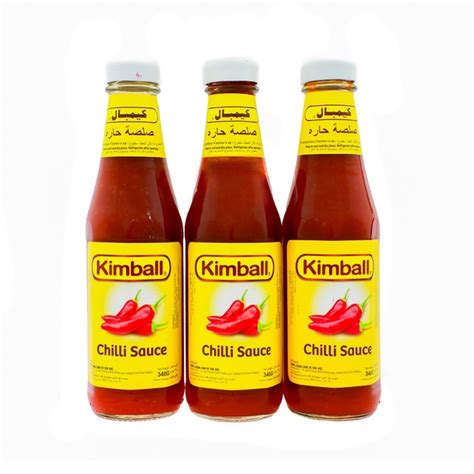 Kimball Chilli Sauce 3x340g MegaMart Bahrain