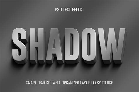 D Shadow Editable Text Effect Psd Graphic By Chaska Id Creative Fabrica