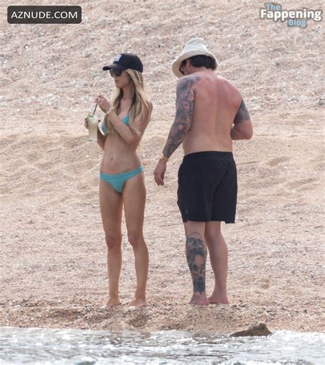 Christina Hall Sexy Seen With Joshua Hall Showing Off Her Amazing Body Wearing A Hot Blue Bikini