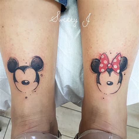 Cute Mickey Mouse Tattoo