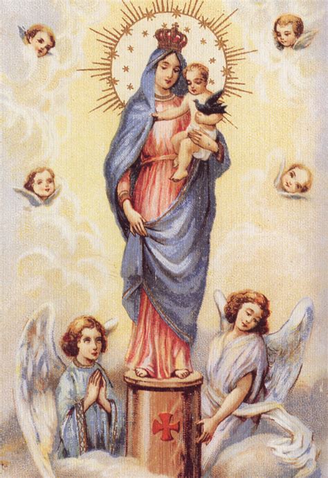 Our Lady Of Pilar Virgin Mary Art Blessed Mother Mary And Jesus