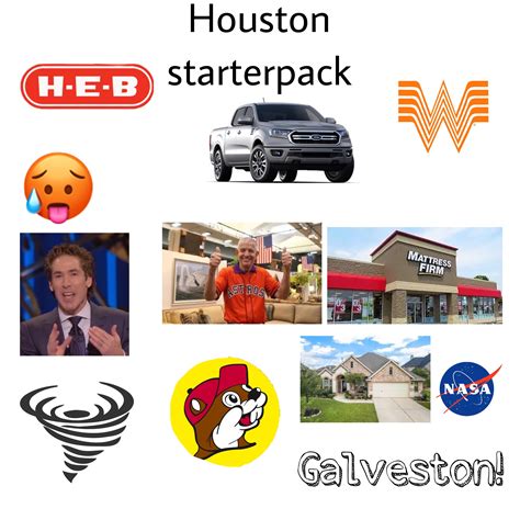 Houston Starter Pack R Starterpacks