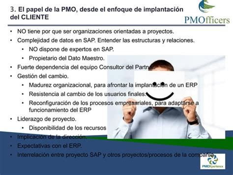 El Papel De La PMO En Proyectos De SAP PPT