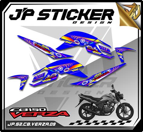 CB VERZA STICKER STRIPING CB VERZA STIKER MOTOR HONDA CB VERZA LIST