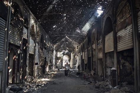 City Of Devastation Syrians Return To Hellish Scenes In Homs Time