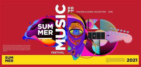 Summer music day festival banner 2090194 Vector Art at Vecteezy