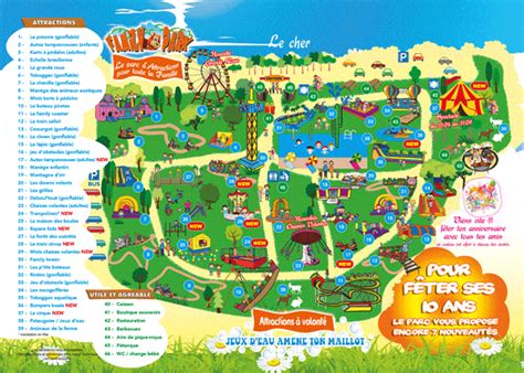 Les Meilleurs Parcs Dattractions De France Carte 2023