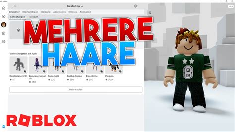 Roblox MEHRERE HAARE Tragen Tutorial PC SABO YouTube