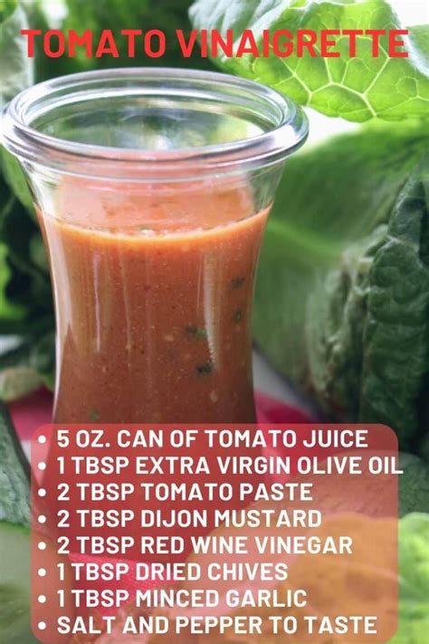 Tomato Vinaigrette Krazy Kitchen Mom