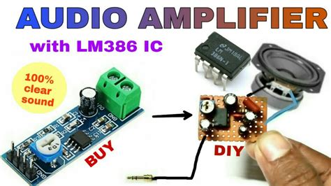 Headphone Audio Amplifier Circuit On Pcb Using Lm386 41 Off