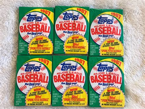 1987 topps baseball cards complete set - Jeffrey Cottrell