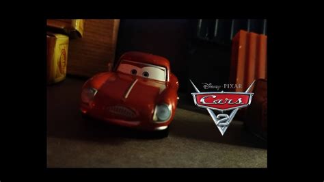 Disney Cars 2 Inicio Stop Motion Mensaje De Leland Turbo Spanicars