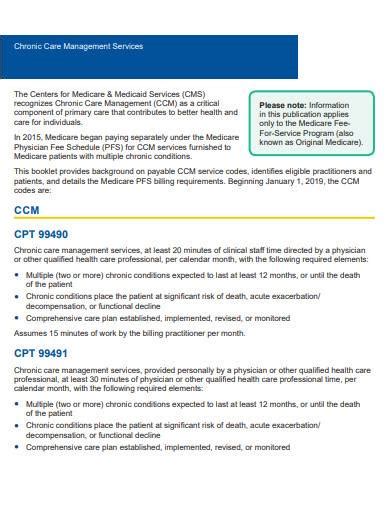 Care Management Care Plan Templates