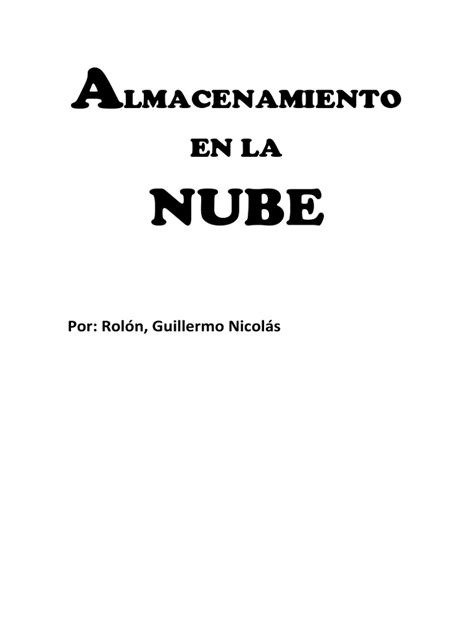 Pdf Almacenamiento En La Nube Word Dokumen Tips