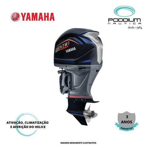 MOTOR DE POPA YAMAHA VF 200 LA TELA 4 TEMPOS Poddium Náutica