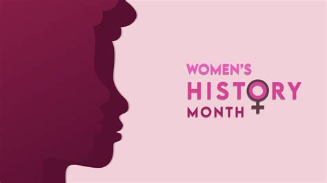 Womens History Month Womens Day Celebration Background Design On March 8th Vector Illustration