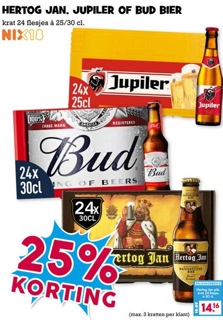 Bud Krat Bier Folder Aanbieding Bij Boons Markt Details