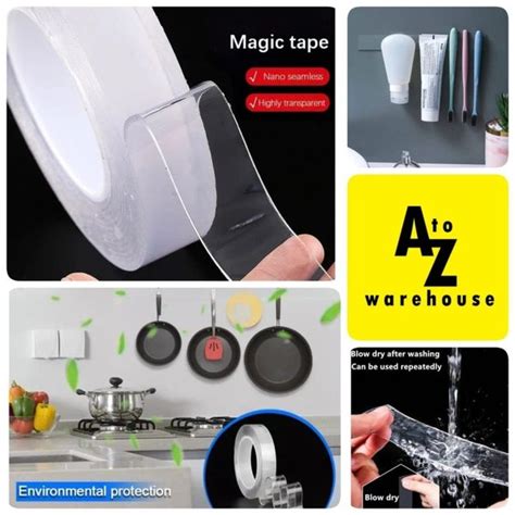 Jual Nano Magic Tape Cm X Meter Ivy Grip Double Tape Nano Magic