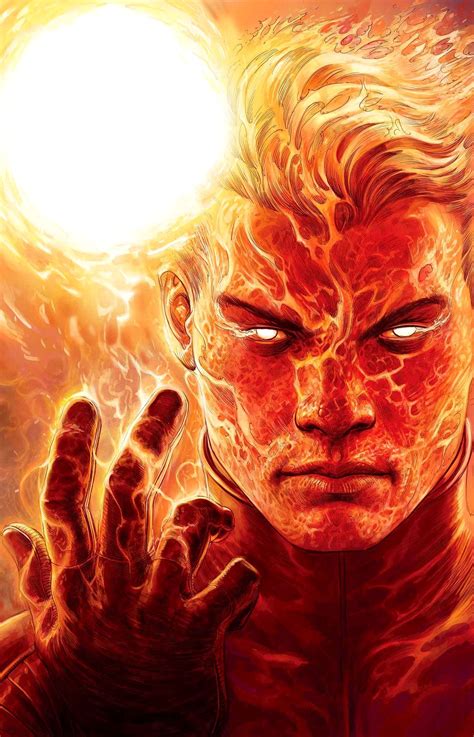 Antorcha Humana Johnny Storm Marvel Comics Art Human Torch Marvel