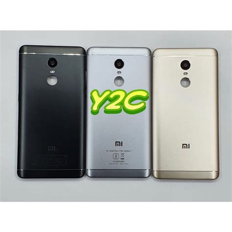 Jual BACKDOOR XIAOMI REDMI NOTE 4X SNAPDRAGON BAHAN METAL BACK COVER