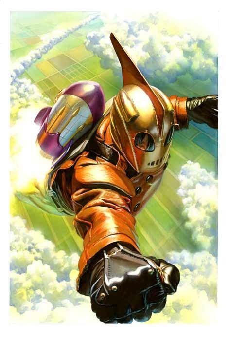 The Rocketeer Art Comic Book Artists Comic Book Heroes Comic Book