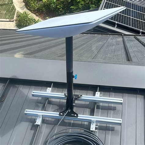 Beciety Adjustable Starlink Mount For Standing Seam Metal Roof With