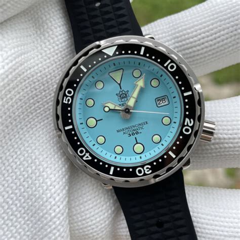 Steeldive Sd Tuna Nh Sapphire Light Blue Diving Waffle