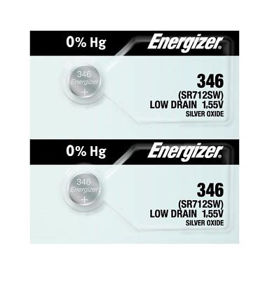 Energizer 346 SR712SW Silver Oxide Watch Battery 2 Pack EBay