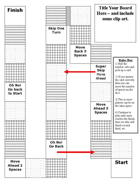 Title Your Board Here And Include Some Clip Art Finish Skip One