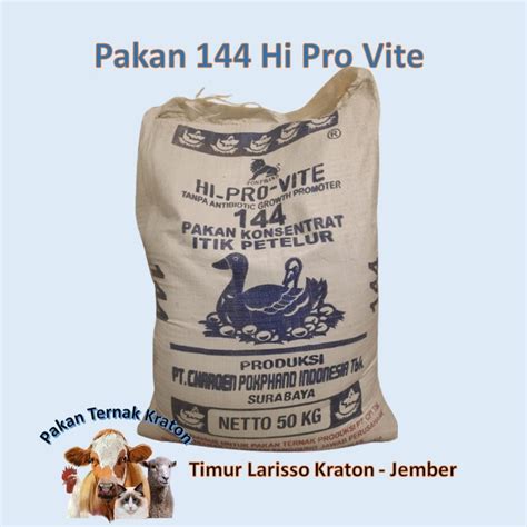 Jual Sentrat Bebek Petelur 144 Hi Pro Vite 1 Kg Shopee Indonesia