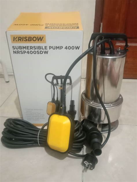 Krisbow Submersible Pump Automatic Switch Pompa Air Celup Watt