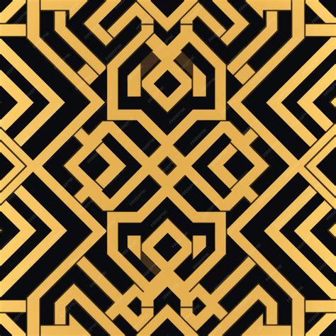 Premium AI Image | Designing a Perfectly Seamless Geometric Greek Key Pattern