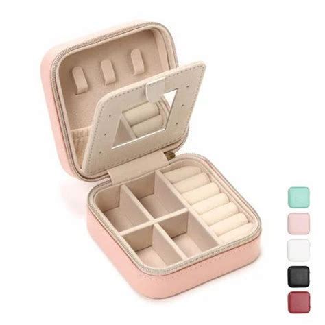 Ewelry Travel Case With Mirrorsmall Travel Jewelry Organizer Portable